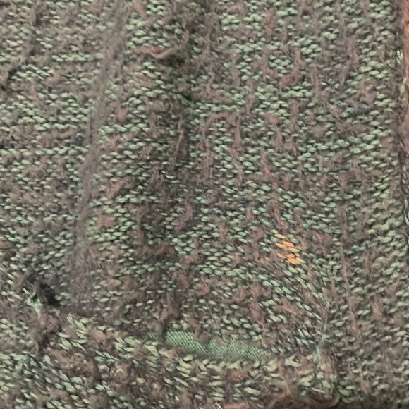 Free People Oversized Blue Snow Drop Bubble Puffy Cardigan, Size XS - Picture 6 of 6